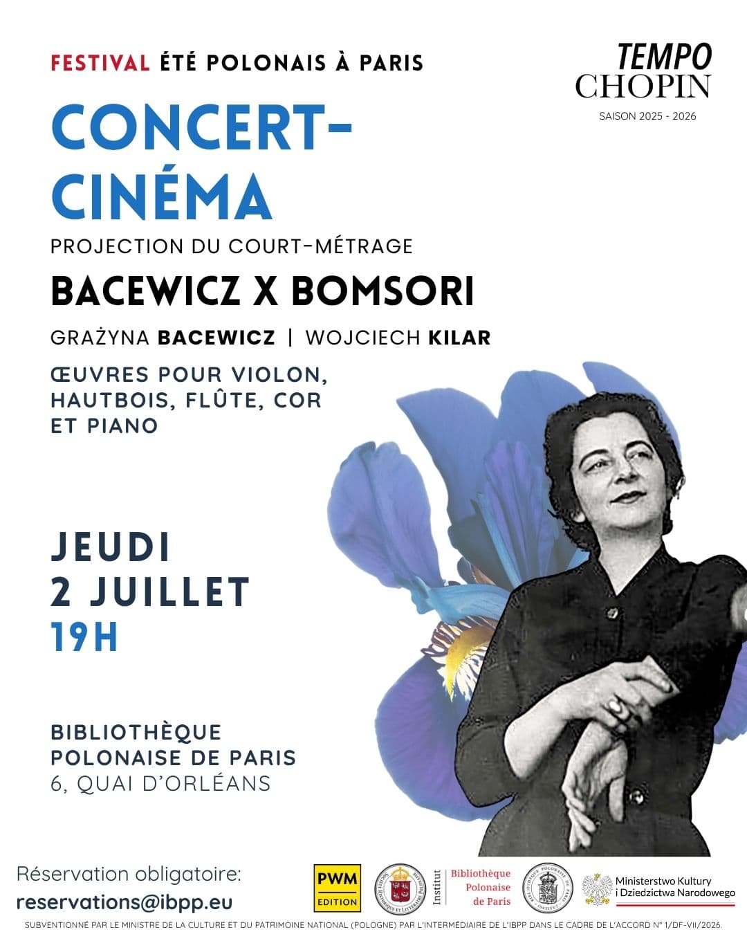 Cinéma-concert : Bacewicz x Bomsori